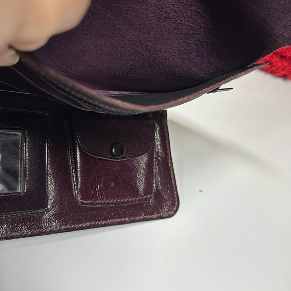 Vintage ultra slim leather wallet - Picture 11 of 16